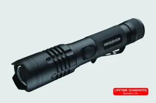Oplaadbare tactische LED-zaklamp 1200 lm - Krachtig en met levenslange garantie | Observer Tools