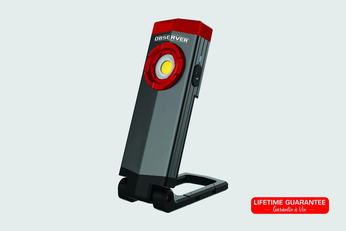 Lampada da officina sottile ricaricabile OBS-WL1 con doppia luce - Potente | Observer Tools