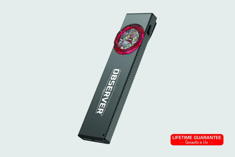 Lampe stylo rechargeable double éclairage OBS-PL1 - Puissante | Observer Tools