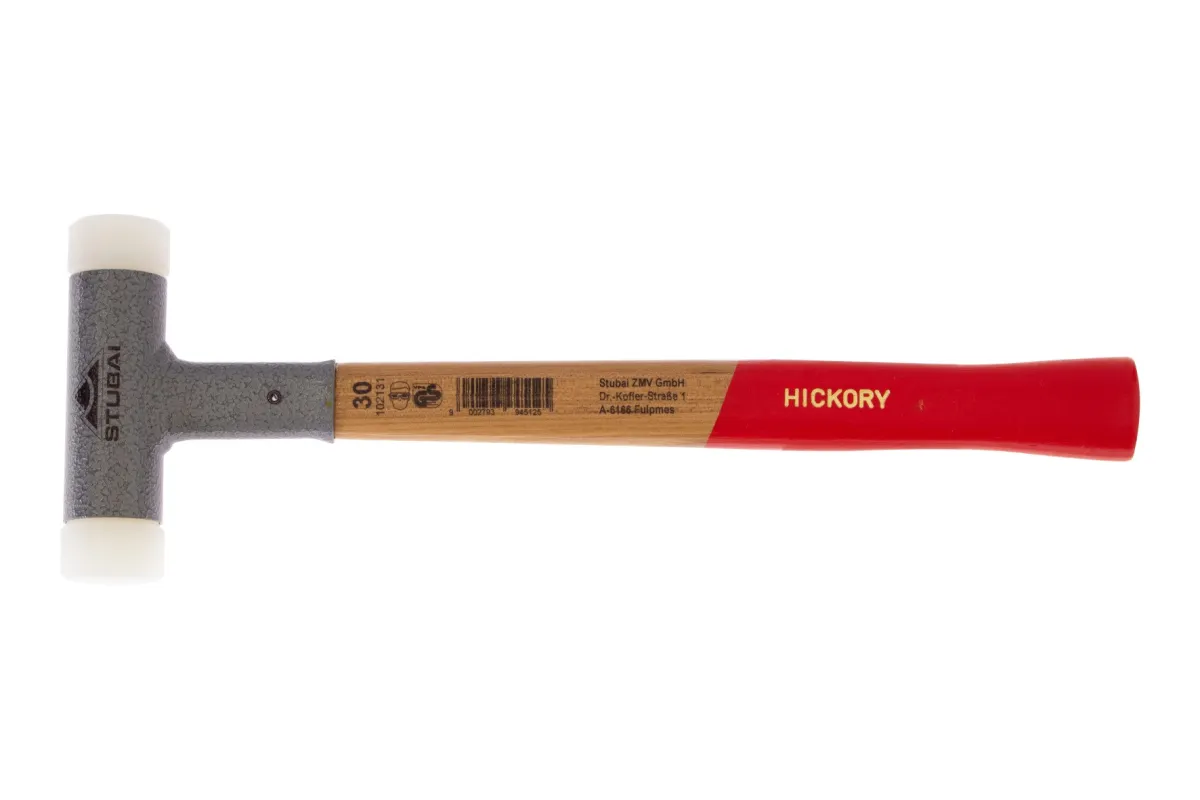 Anti-rebound mallet, flat edges 1021 31 | Hammers | Stubai