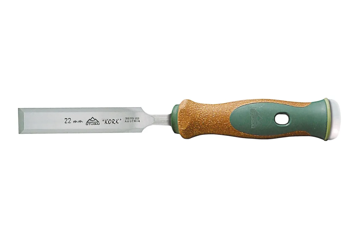 Professional wood chisel, Swedish style with cork handle 3570 32 | Chisel | Stubai