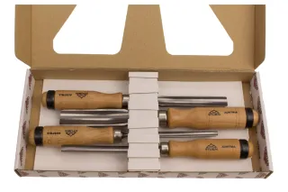 Jeu de fers creux 4 pcs. 3601 04 | Ciseau | Stubai