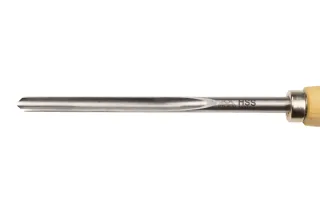 English-style spindle gouge 7006 10 | HSS turning tool with alder wood handle | Stubai
