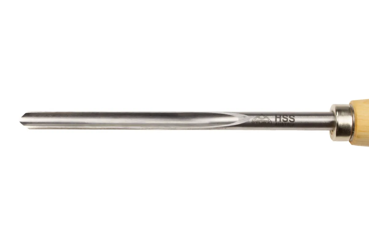 Sgorbia per mandrino in stile inglese 7006 13 | Utensile di tornitura HSS con manico in legno di ontano | Stubai