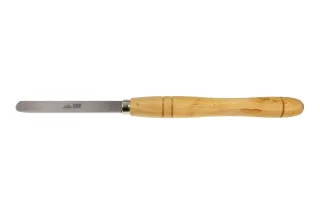 Ciseau de tourneur forme ronde 7022 20 | Outil de tournage HSS avec manche en bois d’aulne | Stubai