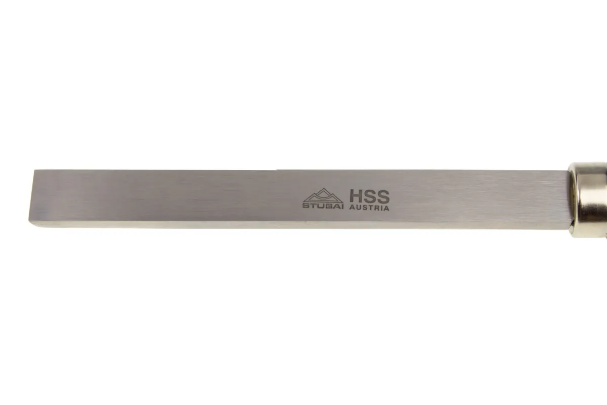 Rechte draaibeitel 7024 25 | HSS-draaigereedschap met handvat van elzenhout | Stubai