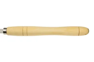 Scalpello da tornitore a punta 7026 12 | Utensile di tornitura HSS con manico in legno di ontano | Stubai