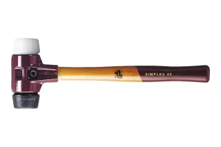"Simplex" black and white soft-touch mallet 1021 10 | Construction hammers | Stubai