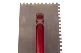 Finishing trowel for screed, Swiss shape, notched 4353 10 | Trowel with standard handle | Stubai